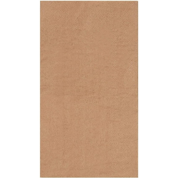 Juvale Paper Napkins - 7.8 x 4.4 In, 2-Ply, Brown, 200 Count - Natural Brown Paper Napkins & Extra Absorbent for Dinner & Cocktail Use