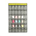 thumbnail image 2 of Organizador Ropa Interior, Calcetines, Joyas, Teléfonos Celulares y Calculadoras - Colgante con 36 Bolsillos Transparentes (Gris), 2 of 3