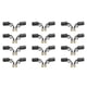 thumbnail image 1 of 12 Pares de 8 Piezas Transmisor Y Transceptor Pasivo de Video Balun con Cable para 1080P TVI / CVI / AHD / 960H DVR Camera CCTV System, BNC Macho A UTP CAT5 / 5E / 6 / 6E Cable, 1 of 5