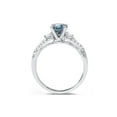 thumbnail image 3 of Ensemble de Bagues de Fiançailles Infini Diamant Bleu & Blanc 1 3/4ct Or Blanc 14K, 3 of 4