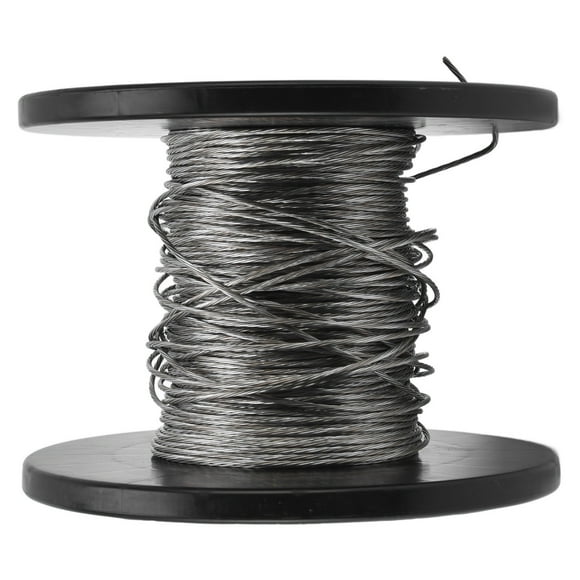 Wire for Electric Fencin, Aluminum Alloy Electric Fence Wire for Garden Fence, Electric Fence, Chicken Wire Fence, Craft Wire, 100m 328.1ft