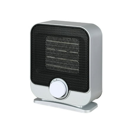 

Compact Electric Ceramic Space Heater with Tip-Over Safety Switch for Home Office Overheat Protection 3 Speeds 1500W