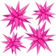 thumbnail image 1 of Globos FUNTOOB Estrella Metálicos Rosa Fucsia 50 piezas, 1 of 9