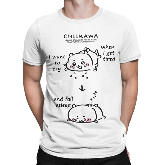 Chiikawas Unisex T-Shirt Round Collar Shirt Short Sleeve Clothes