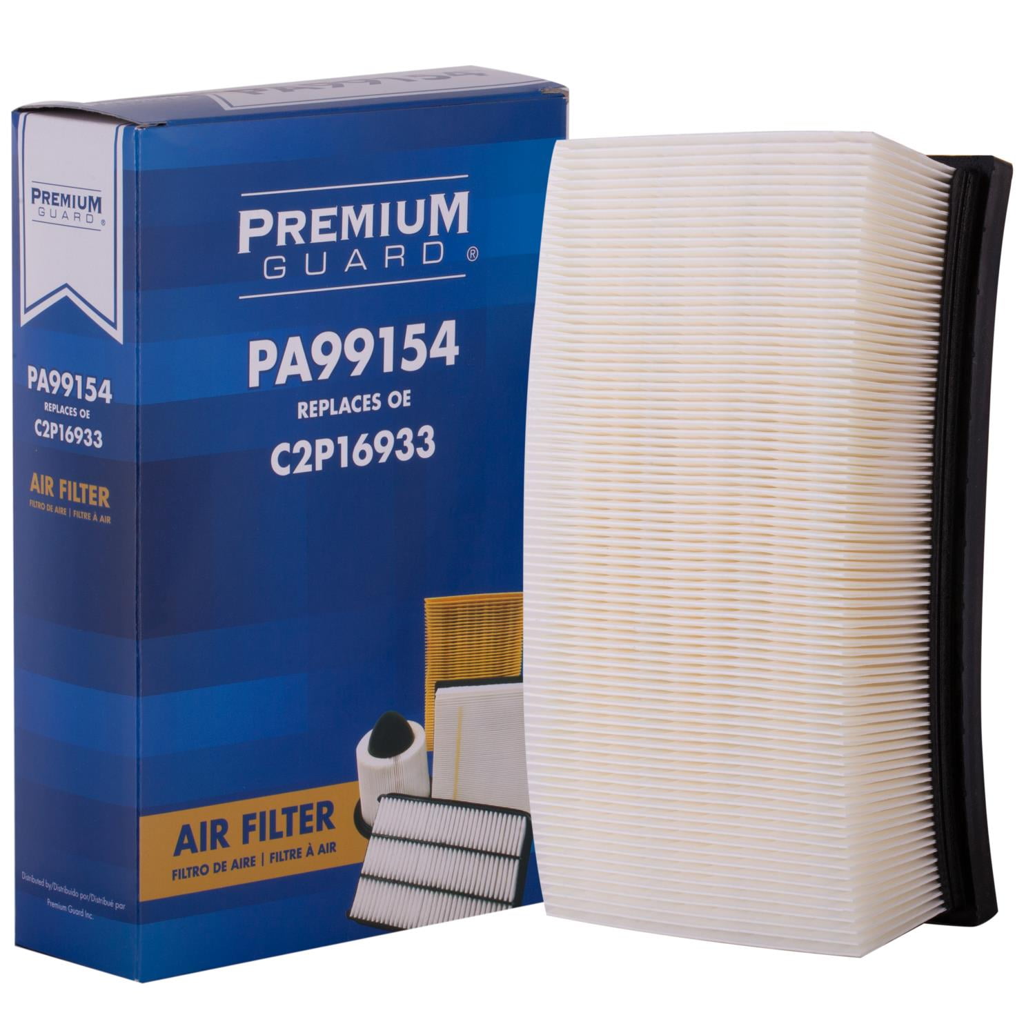 PG PA99154 Engine Air Filter | Fits 2010-2015 Jaguar XK, XKR 5.0L; 2012-2015 XKR-S 5.0L