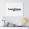 thumbnail image 2 of Scripture Walls Forgiven Ephesians 1:7 Bible Verse Canvas Christian Wall Art Ready to Hang Unframed, 2 of 12