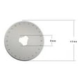 thumbnail image 5 of 45mm Gear Rotary Cutter for Sewing & Crafting - 0.3mm Thin Blade, Wide Cutting Area, Compatible with Multiple Models - Authentic RB45-A/RB-45-B, Smooth Efficient Cutting Tool with 28MM Plastic Case,, 5 of 5
