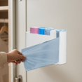 thumbnail image 3 of Wall Mounted Bag Holder Organizer Durable Waste Dispenser With Lid For Kitchen Bathroom Home Storage, 3 of 3