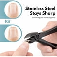 thumbnail image 7 of Extended Nail Clipper, Long Handle Angled Toenail Clippers for Seniors, Large Wide Jaw Opening Nail Cutter for Thick Nails, Heavy Duty Stainless Steel No-Splash Nipper, 7 of 7