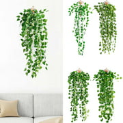 Cheers Artificial Fake Hanging Vine Plant Leaves Garland Home Garden Wall Decoration