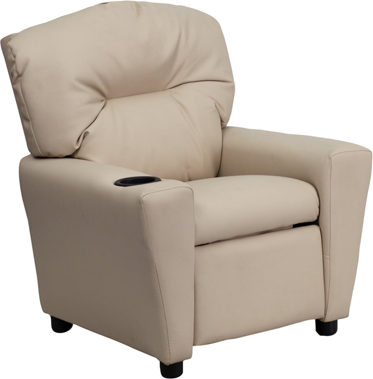 Kids Recliner with Cup Holder, Childsized Recliner with Plush Padded