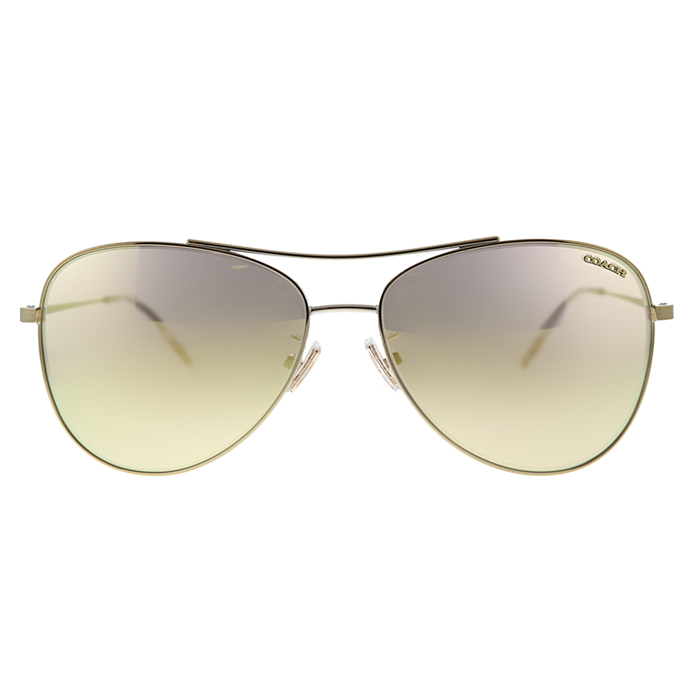 Coach Women's HC7079-90055A-58 Fashion 58mm Shiny Light Gold Sunglasses - image 2 of 3