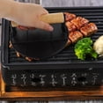 thumbnail image 6 of Yongwei Burger Press Aluminum Alloy Burger Press Heavy-Duty Bacon Grilling Burger Smasher Grill Press with Wooden Handle, 6 of 10
