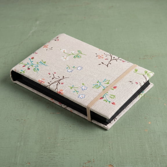LOLIPPYY Small Photo Album with Fabric Cover, Lightweight and Portable, Perfect for Home and Travel Picture Storage