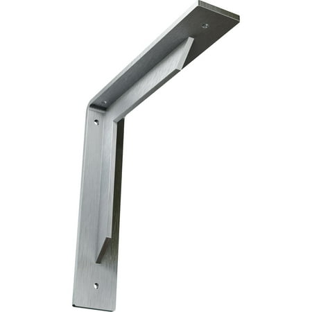 Ekena Millwork 2"W x 10"D x 10"H Stockport Steel Bracket, Unfinished