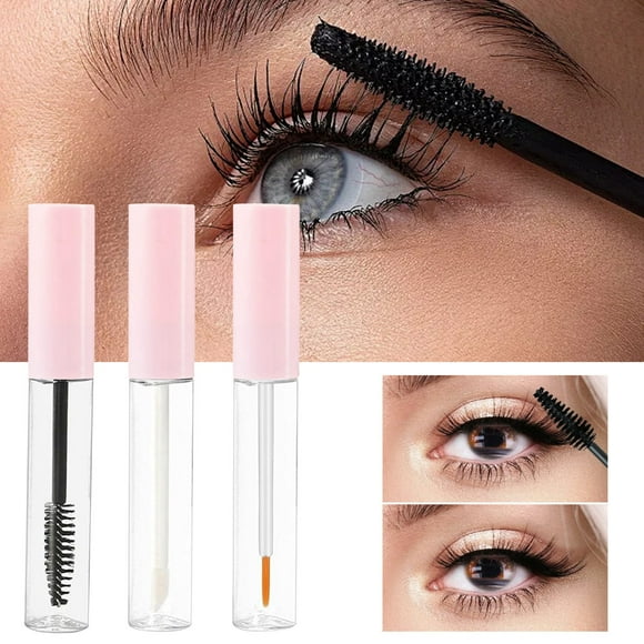 YAOMOBB Empty Mascara Containers Empty Mascara Tube Set Leak Proof Travel Bottles with Funnel and Washer for DIY Lip Gloss 10ml