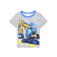 thumbnail image 4 of ATAIKU 3-12Y Boys Pajamas Set Sleeves Top and Pants 2 Pieces Summer Pjs Set Kid Excavator Sleepwear, 4 of 12