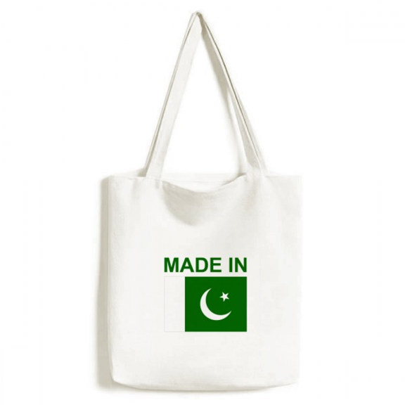 Pakistan Country Love Tote Canvas Bag Shopping Satchel Casual Handbag