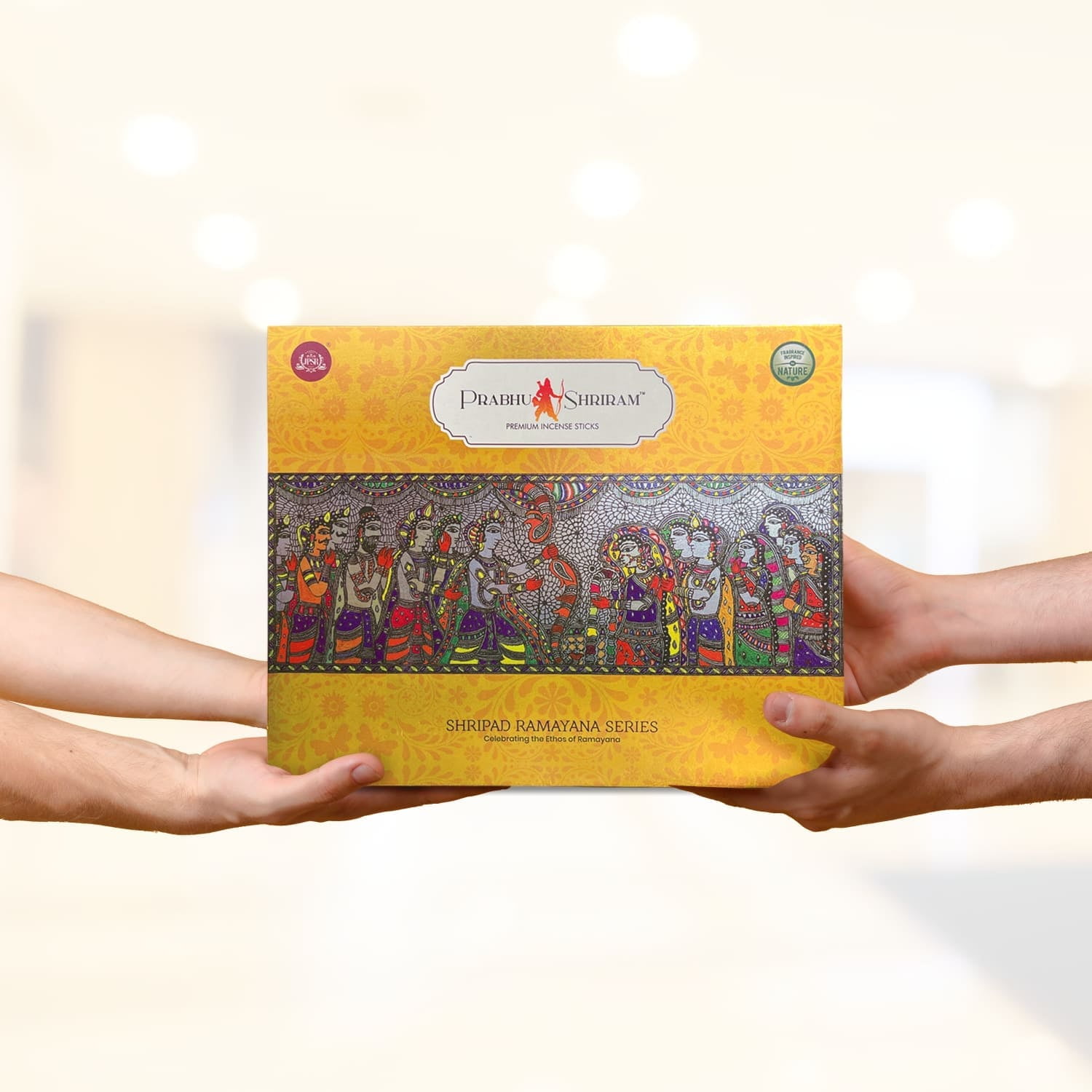 JPSR Prabhu Shriram Divine Shripad Ramyana Luxury Incense Stick Gift Box - Set of 10