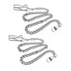 thumbnail image 1 of Collar de Cadena de Mano Giratorio Sunnimix Cadena de Soporte de Reloj de Bolsillo Plata, 1 of 8