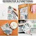thumbnail image 7 of SKYSONIC Elephant Kitchen Dish Towel Set of 1, Super Absorbent Soft Drying Cloth Tea Bar Towels, 28 x 18 Inch, 7 of 7