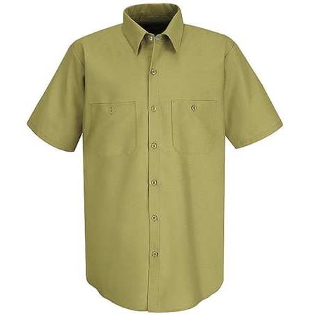 Red Kap Mens Short Sleeve Industrial Work Shirt