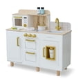 thumbnail image 6 of Teamson Little Chef Hampton Wooden Play Kitchen for Kids – Pretend Play Kitchen Set with Ice Dispenser, Microwave, Sink & Accessories, Ideal for Kids 3 Years and Up, 6 of 16