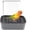 S-9*3*7", variant on Automatic Parakeet Bird Bath with Pump,Adjustable Water Flow & Parrot Shower,USB Powered Bird Fountain Bathtub for Cage,Quiet Circulating Water System for Budgie,Lovebird(L-12*4*9")
