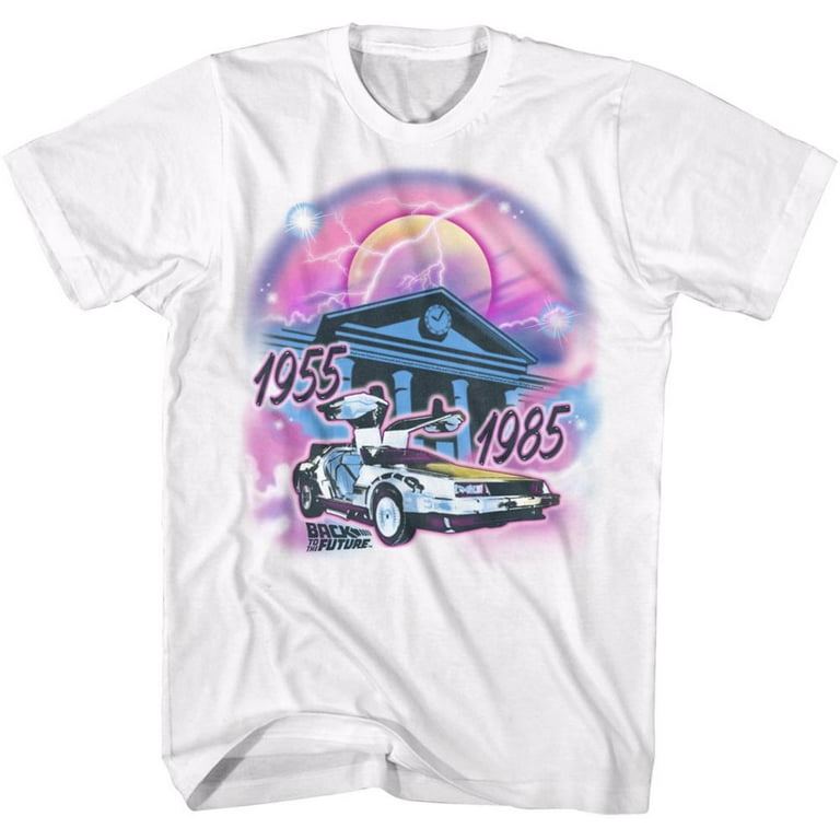 Back to the Future Airbrush White Adult T-Shirt - Walmart.com