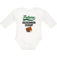 thumbnail image 3 of Inktastic Future Backgammon Player Champ Boys or Girls Long Sleeve Baby Bodysuit, 3 of 5