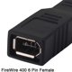 thumbnail image 1 of Convertidor Ieee 1394 Tipo A 400 QUANZHOUTIANDI hembra a 1394 Tipo B macho 9 pines, 1 of 5