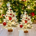 thumbnail image 6 of Christmas Decoration Savings! Dvkptbk Christmas Tree Flocking Small Tree Green Christmas Table Decoration Mini Table Decoration Holiday Props Xmas Gift Party, 6 of 9
