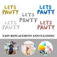 thumbnail image 3 of KALLORY 5Jgo Con Globos Lets Pawty Multicolor Para Fiesta Y Mascotas, 3 of 6