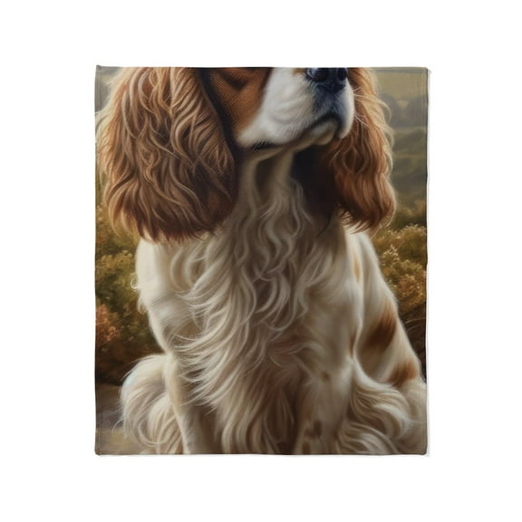 CafePress - King Charles Spaniel - Soft Fleece Throw Blanket, 50"x60" for All Ages