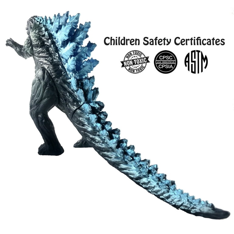 2023 Upgraded Set of 2 Godzilla Earth MechaGodzilla Figures King of The  Monsters, Movable Joints Action Movie Series Soft Vinyl, Travel Bag 