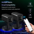 thumbnail image 3 of Altavoces para PC para juegos de computadora Sanyun SW202 de 2,25 pulgadas y 24 W, 3 of 7
