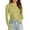 Green, variant on Lace Mesh Sheer Long Sleeve Tops for Women See Through Floral Embroidery Bodysuit Fishnet Fitted Tight T Shirts Blouses Brown M