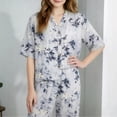 thumbnail image 5 of SGFCWSX Girls Clothing Sets Graphic Print Half Sleeve Wide Leg Pants 2 Piece Casual Outfit for Kids Blue Size 3-4 Years, 5 of 6