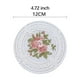 thumbnail image 4 of Posavasos para bebidas de 5 piezas, diámetro de 12 cm, elegantes regalos de inauguración de la casa, posavasos retro, textura de encaje hueco para coc Blanco, 4 of 9