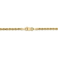 thumbnail image 4 of 14K Yellow Gold necklace Rope chain Diamond-cut 16 in 2.25 mm, 4 of 5