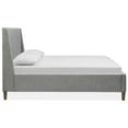 thumbnail image 6 of Magnussen Home Lindon Belgian Wheat And Coffee Bean King Grey Upholstered Island Bed, 6 of 7