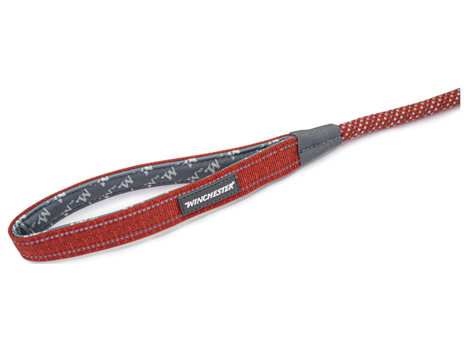 Winchester Pet Deluxe Rope Leash 6-Foot, Ketchup, 6 foot