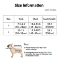 thumbnail image 3 of Heiheiup Reflective Dog Strap With Bow Nylon Vest With Shiny Rhinestone Bow Dog Chest Strap, 3 of 8