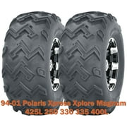 2 Rear ATV Tire Set 24x11-10 6PR for 94-01 Polaris Xpress Xplore Magnum 425L 250 330 335 400L
