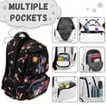 thumbnail image 6 of HUIACONG USA Flag Baseball Backpack for Students 9-18, Patriotic Print School Bag, Lightweight Durable Bookbag for Kids Teens Daily Use, 6 of 7