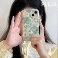thumbnail image 3 of Fashion 3D Water Ripple Blue Flower Phone Case For iPhone 14 11 12 13 Pro Max Cover Silicone Protective Cases Korean Cute Funda, 3 of 6
