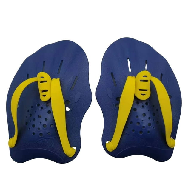 CSChome Pagaies d'Entraînement à la Natation 1 Paire Pagaies d'Entraînement à la Natation Sangles Réglables Légères Sans Odeur Pagaies de Natation pour Enfants Adultes