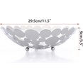 thumbnail image 3 of Fruit Bowl Basket Creative Table Centerpiece Decorative Countertop Fruit Holder for Kitchen Counter,Iron Fruit Plate Round Storage Tray, 3 of 5