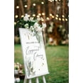 thumbnail image 4 of Darling Souvenir MADE WITH LOVE Leaf With Gold Flakes,Welcome Sign Large Decorative Poster Welcome To Our Engagement Poster For Easel Party Collection- 18x12, 4 of 5