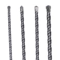 thumbnail image 3 of Masonry Drill Bit Set Carbide Tip Rotary Hammer Tool for Concrete 160mm Long 4?14mm Diameter, 3 of 5